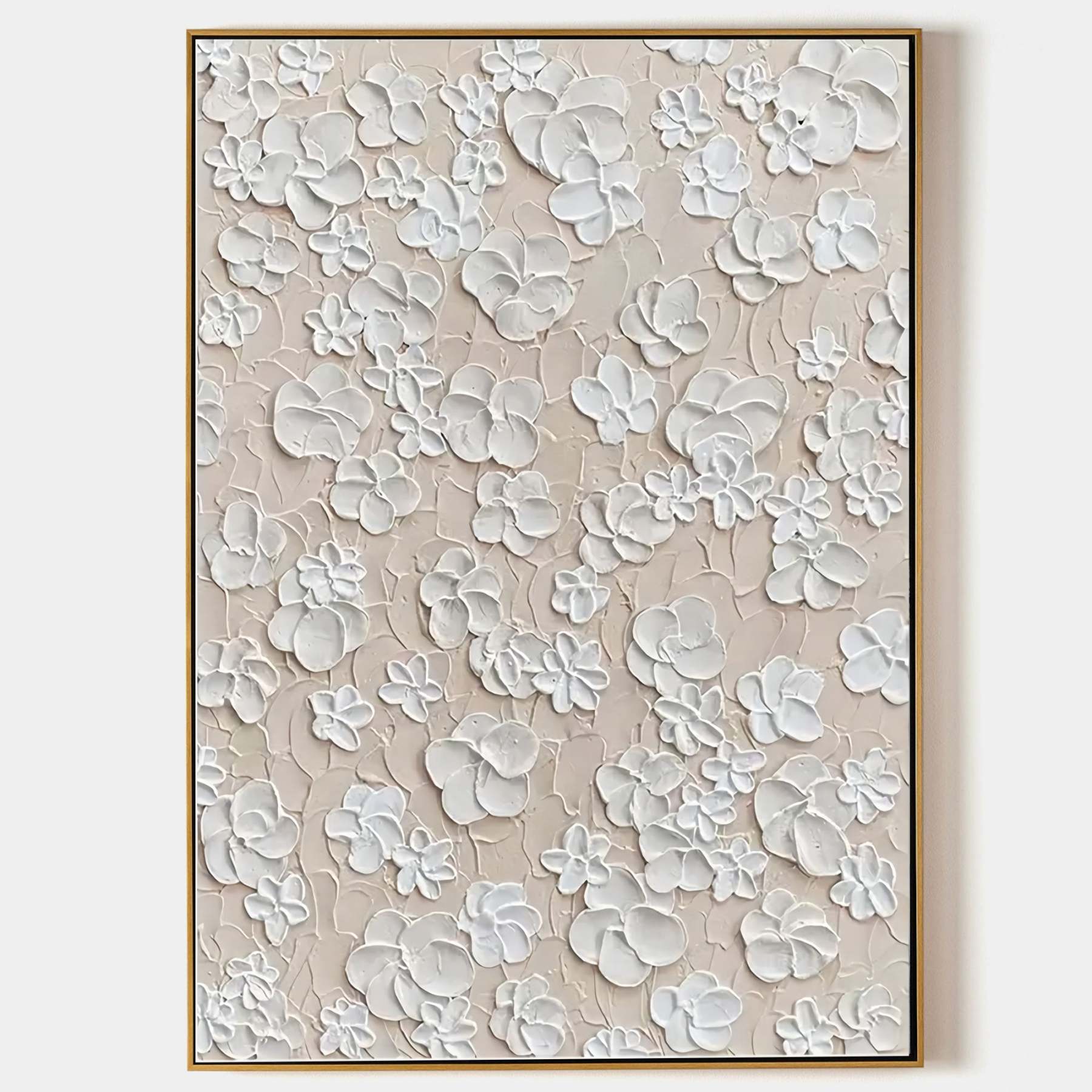 Plaster Art Painting hand - painted #HM683-Homemural