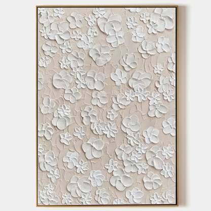 Plaster Art Painting hand - painted #HM683-Homemural