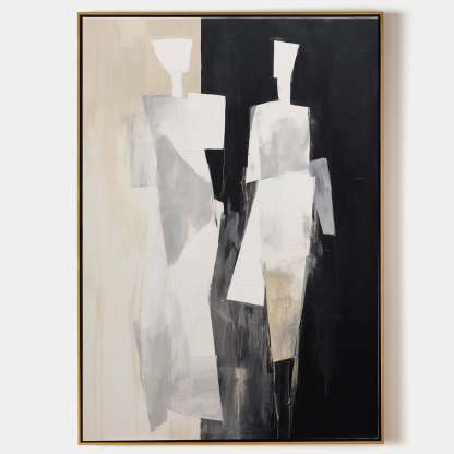 Contemporary Minimalist Art Painting hand - painted #HM156-Homemural