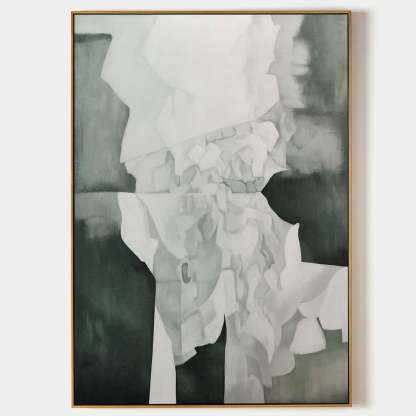 Contemporary Minimalist Art Painting hand - painted #HM130