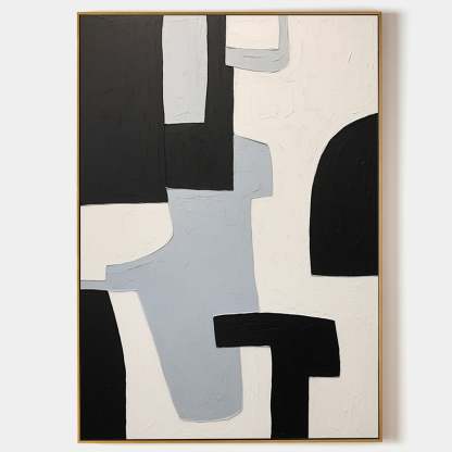 Contemporary Minimalist Art Painting hand - painted #HM130