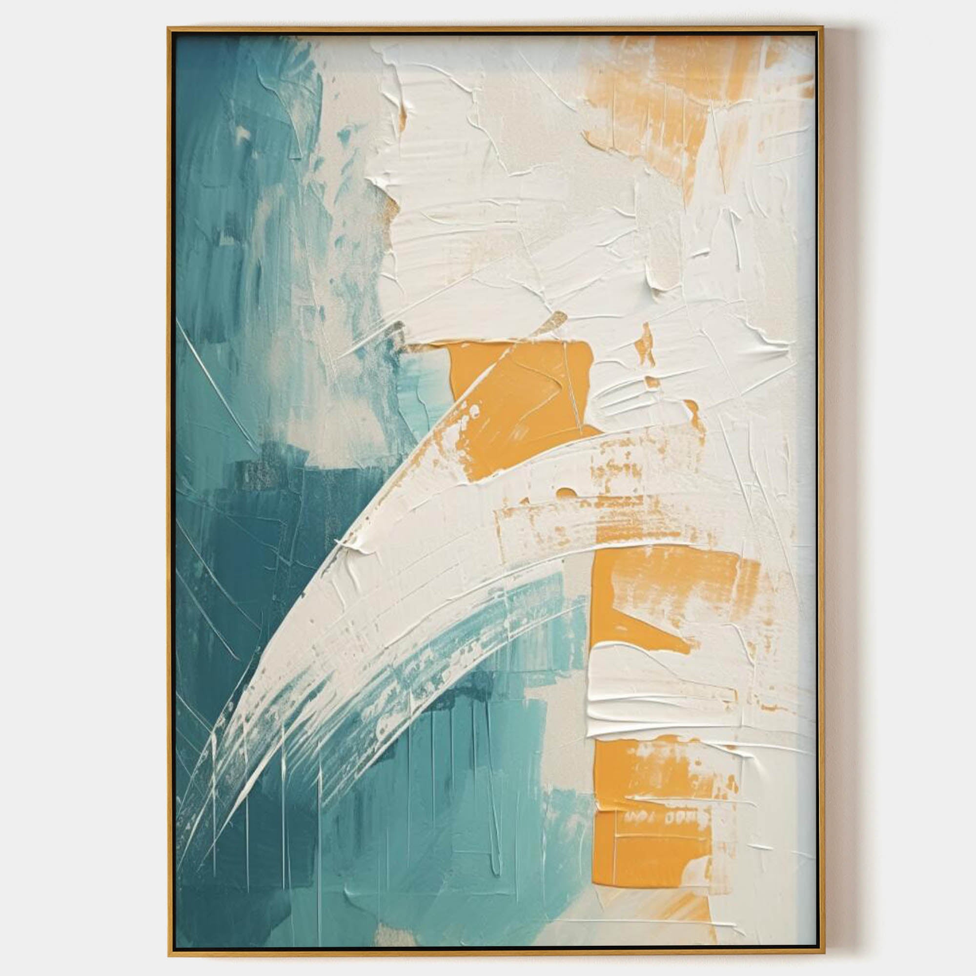 Contemporary Minimalist Art Painting hand - painted #HM159