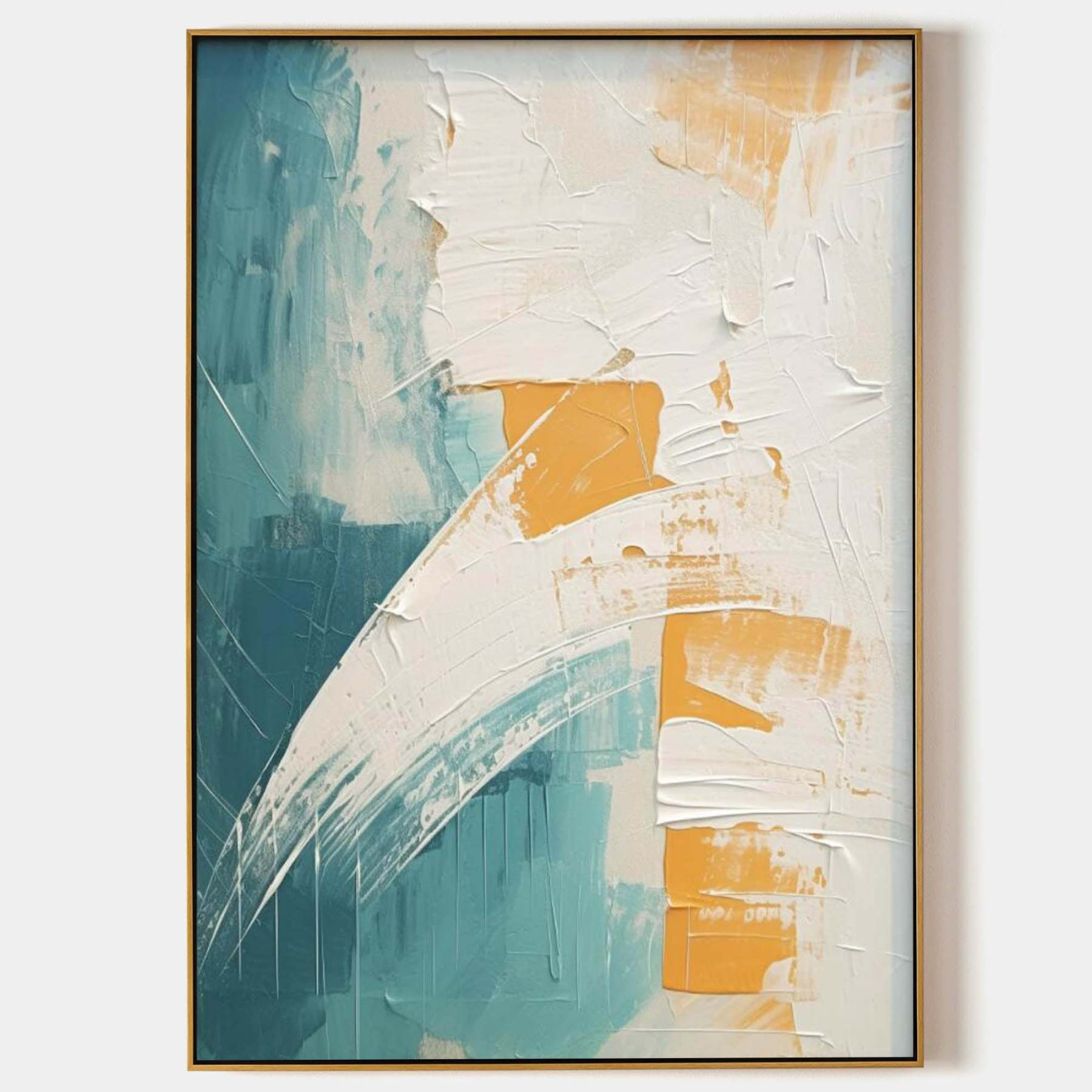 Contemporary Minimalist Art Painting hand - painted #HM159