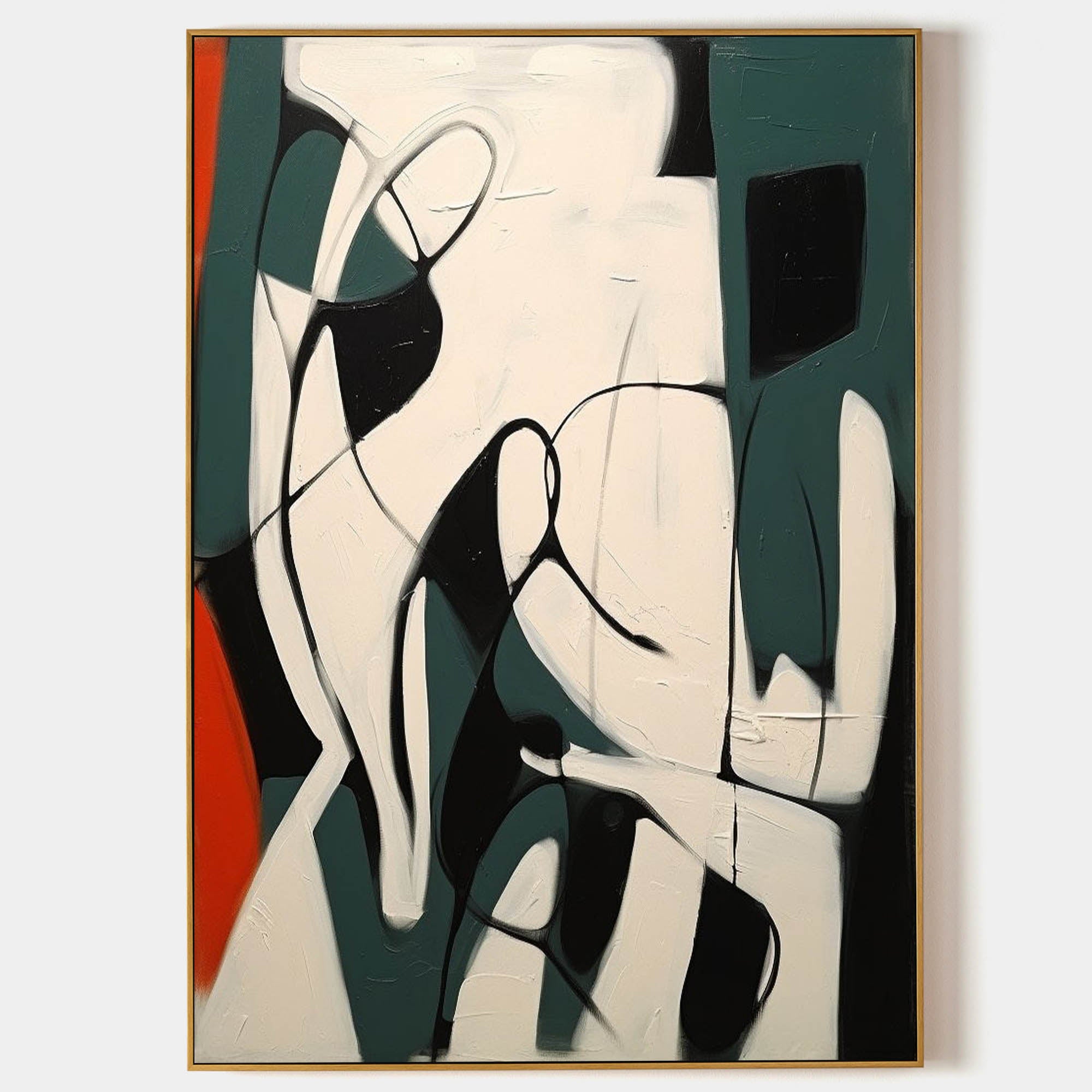 Contemporary Minimalist Art Painting hand - painted #HM171