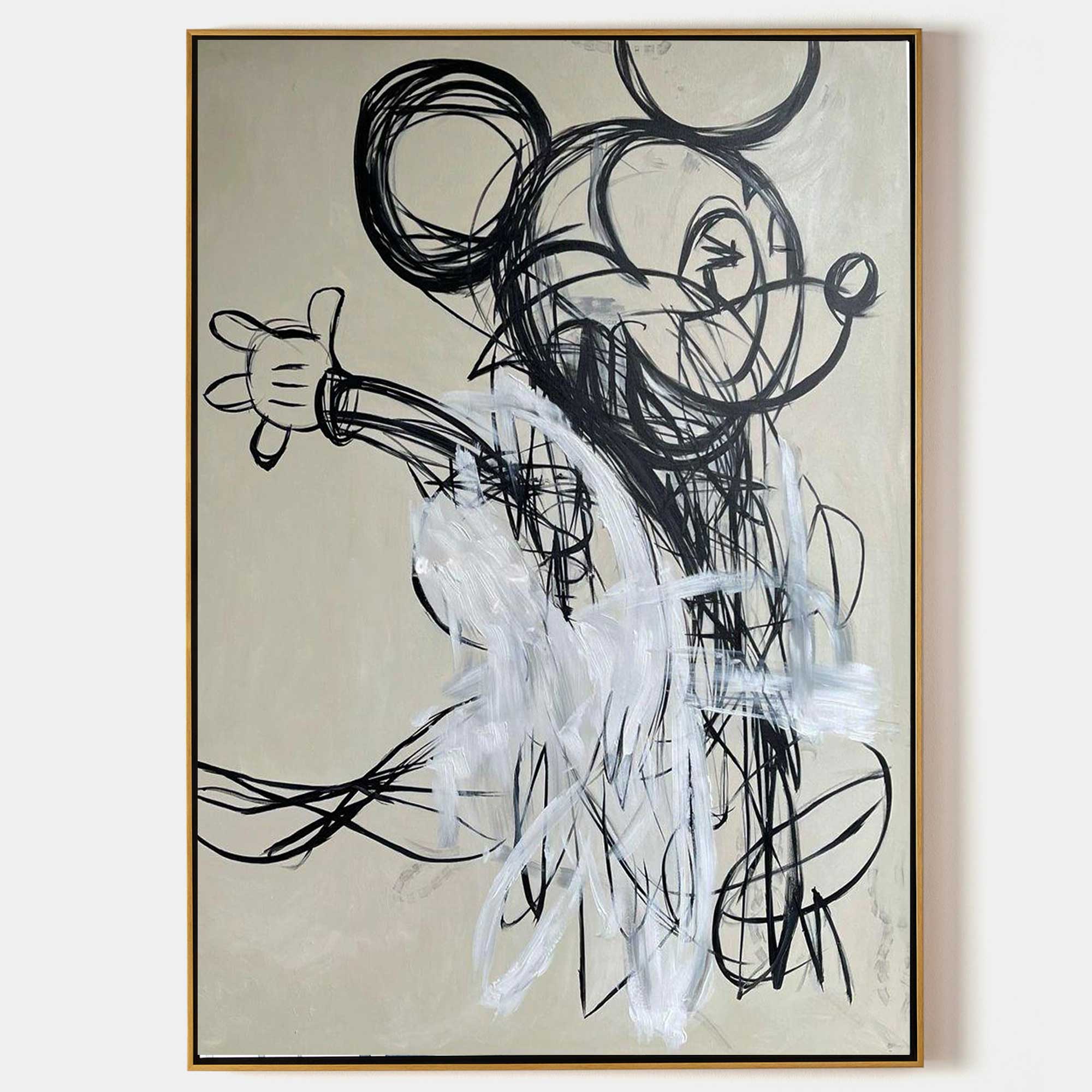 Pop Art Painting hand - painted #HM357-Homemural