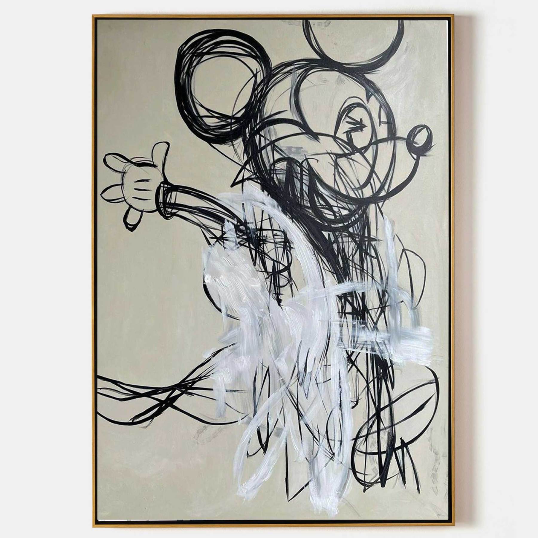 Pop Art Painting hand - painted #HM357-Homemural