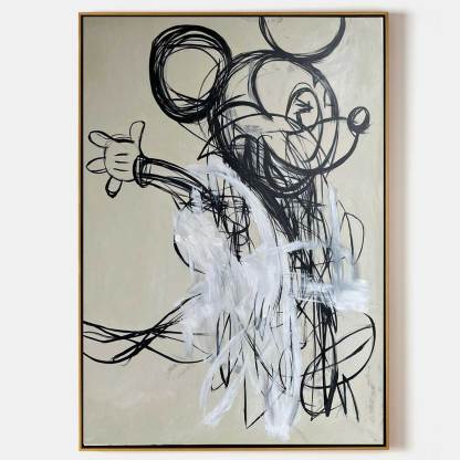 Pop Art Painting hand - painted #HM357-Homemural