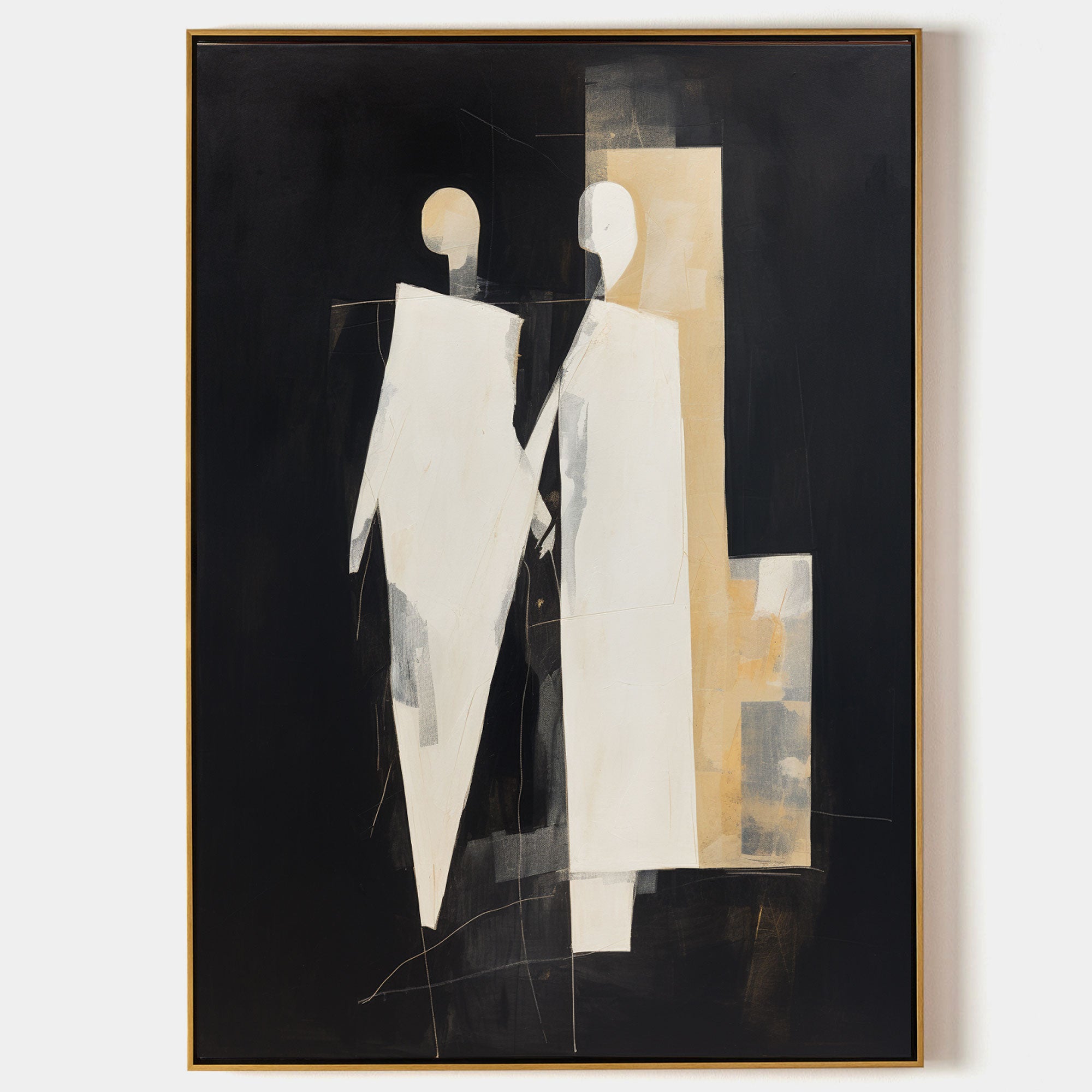 Contemporary Minimalist Art Painting hand - painted #HM435