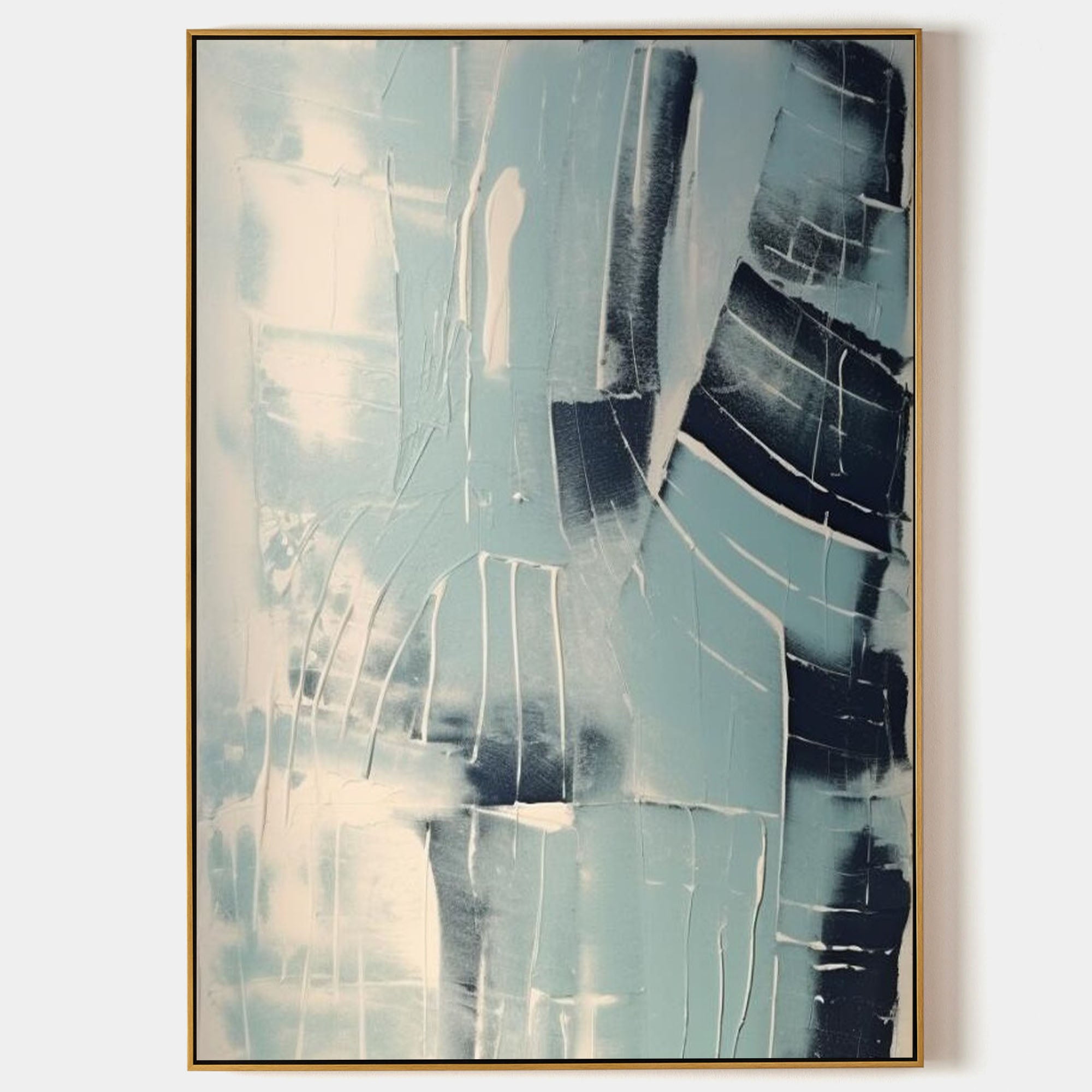 Contemporary Minimalist Art Painting hand - painted #HM571