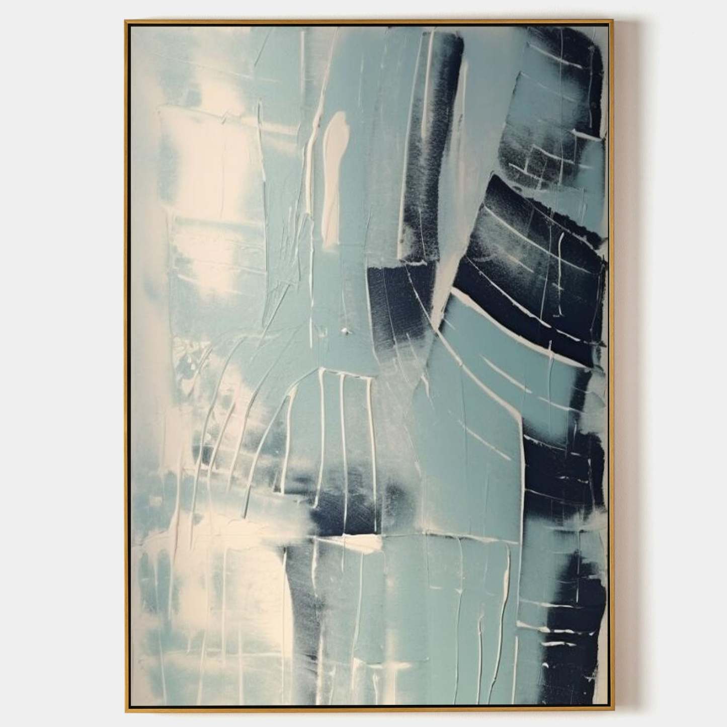 Contemporary Minimalist Art Painting hand - painted #HM571