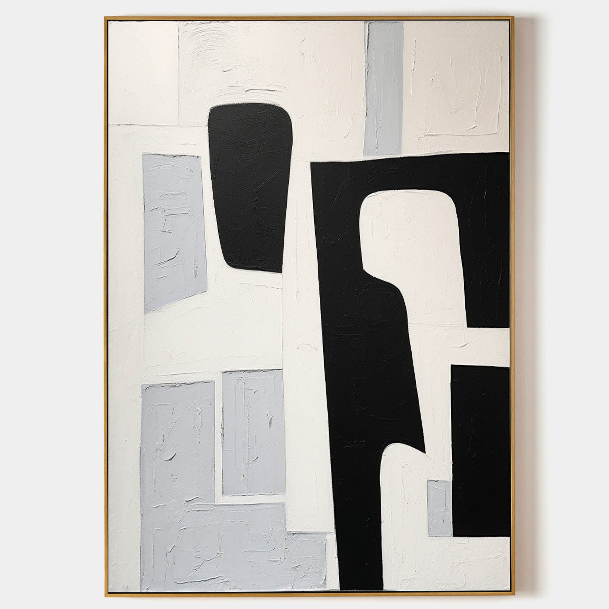 Contemporary Minimalist Art Painting hand - painted #HM160