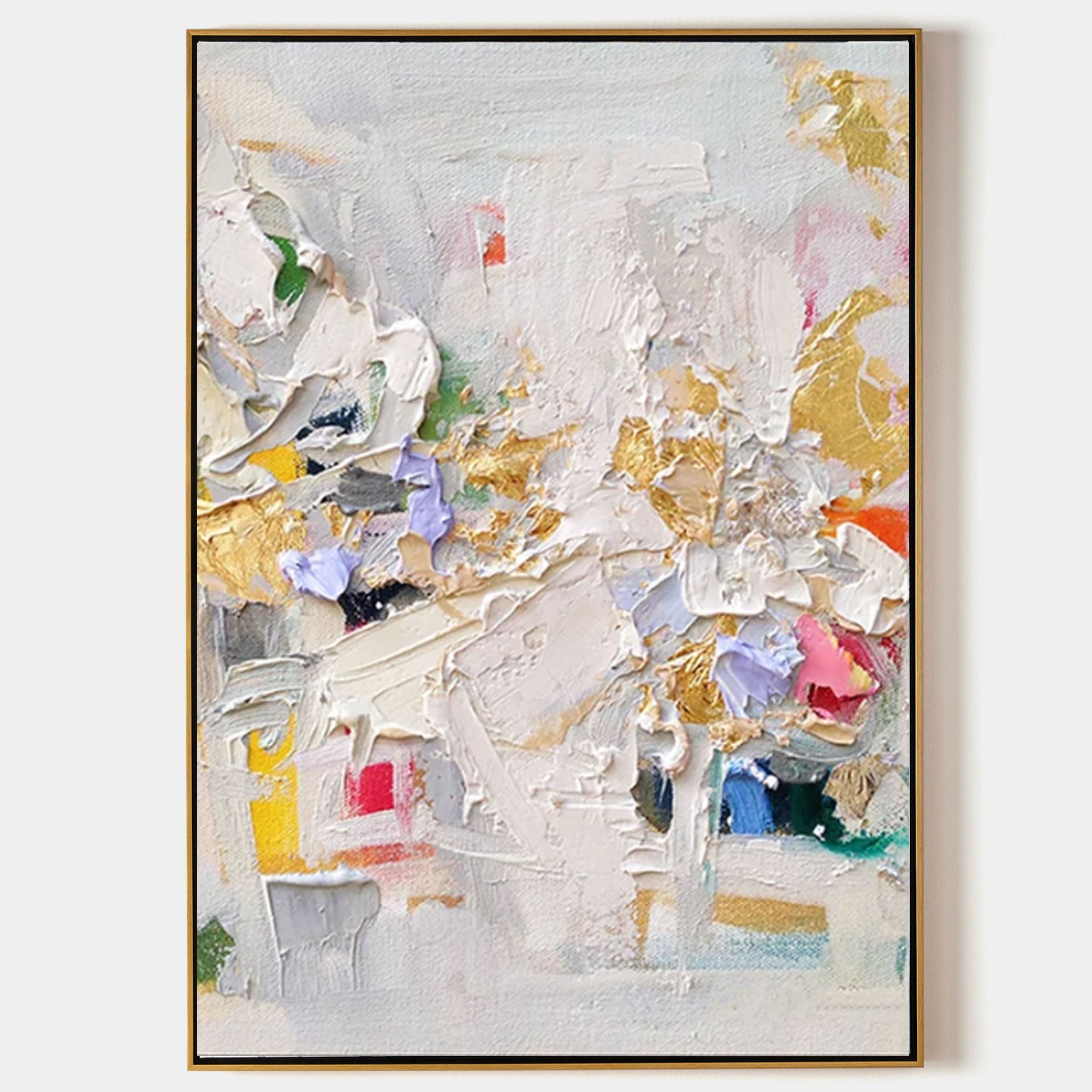 Plaster Art Painting hand - painted #HM721-Homemural