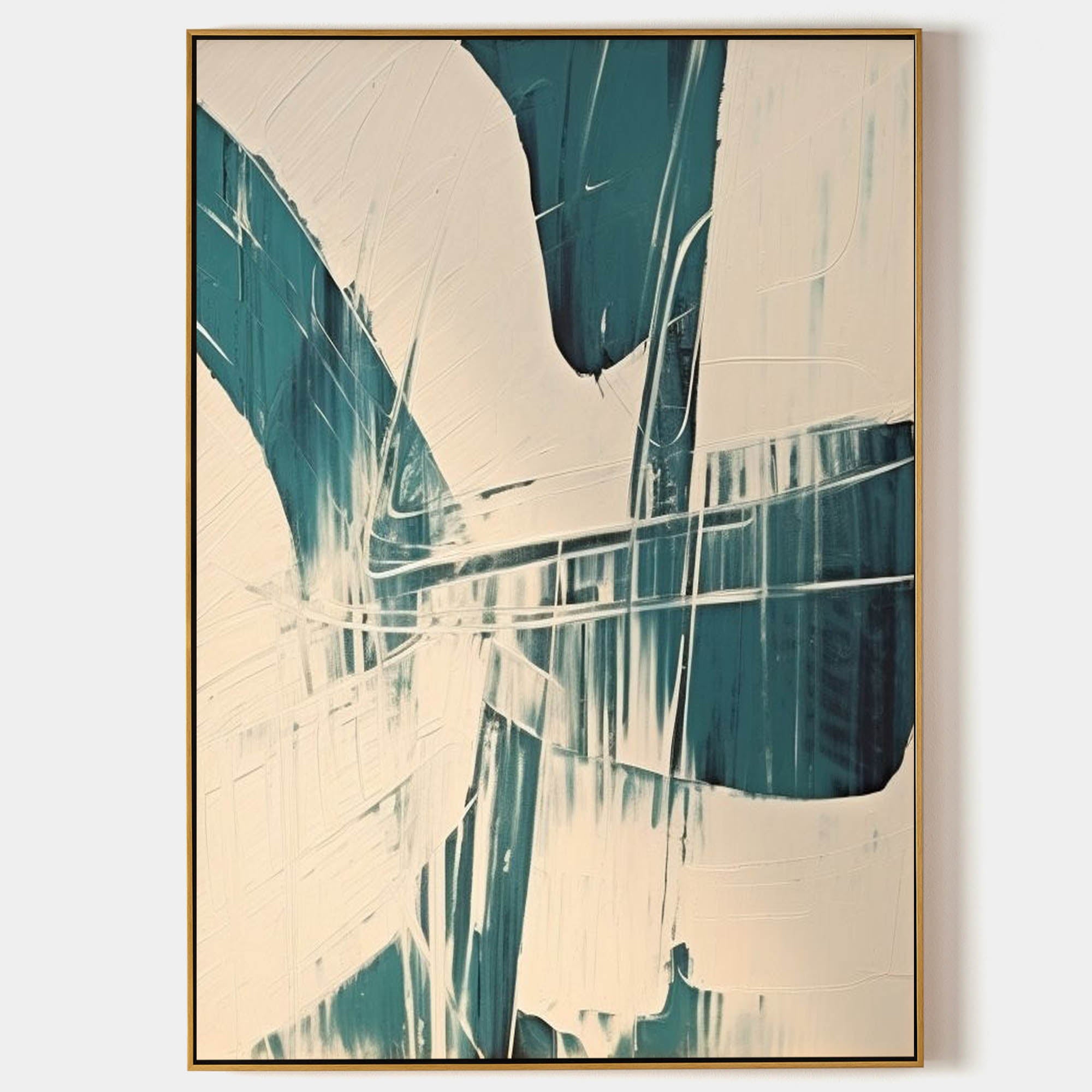 Contemporary Minimalist Art Painting hand - painted #HM585