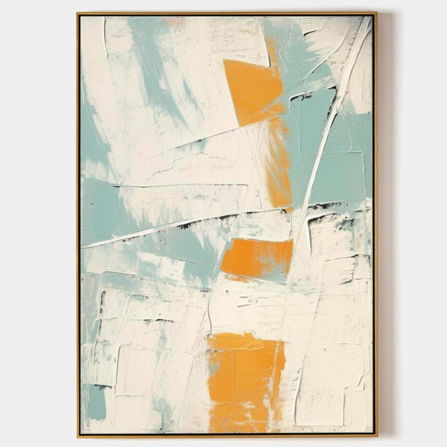 Contemporary Minimalist Art Painting hand - painted #HM169