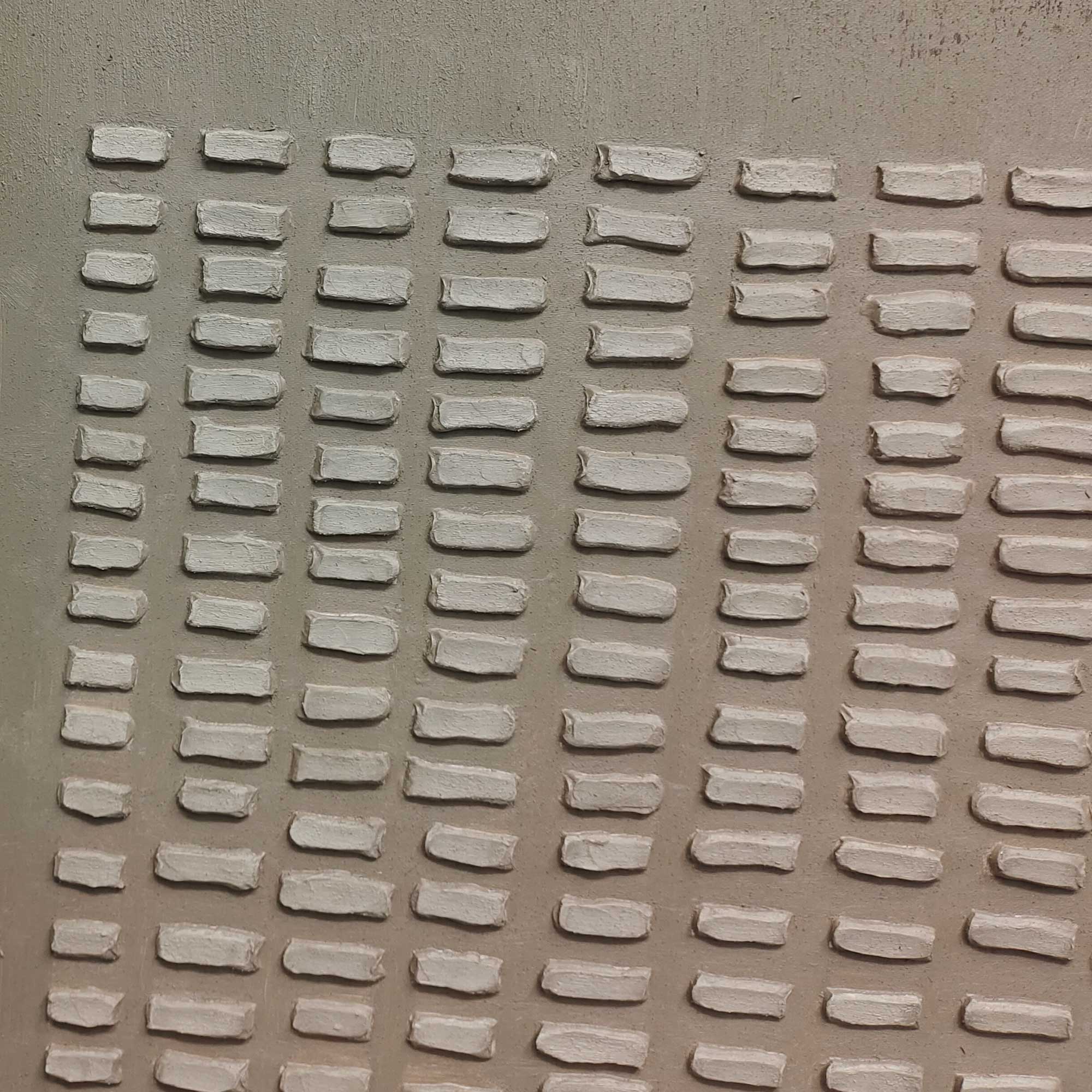 Plaster Art Painting hand - painted Set Of 2 #HM452-Homemural