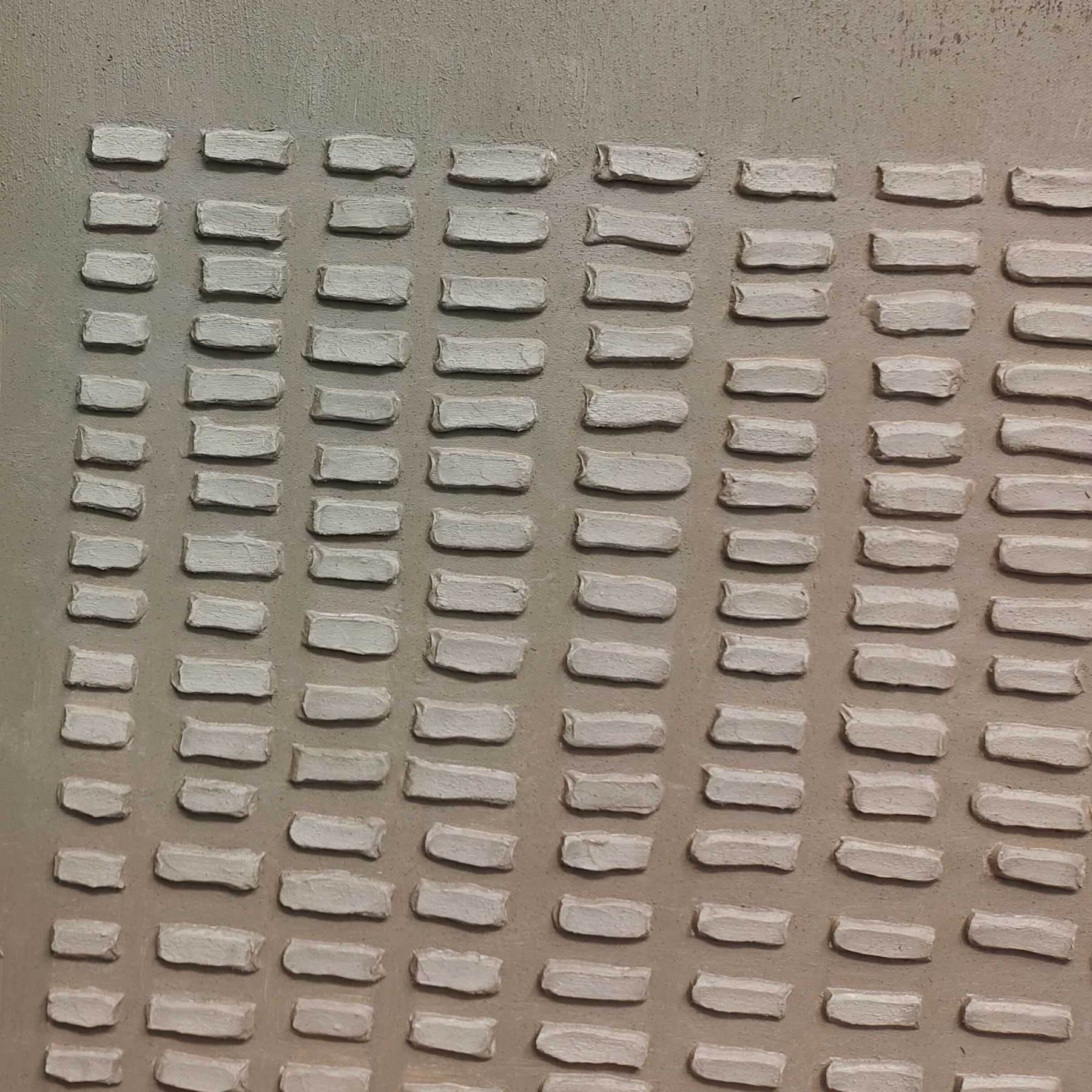 Plaster Art Painting hand - painted Set Of 2 #HM452-Homemural