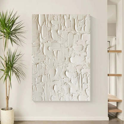 Plaster Art Painting hand - painted #HM111-Homemural
