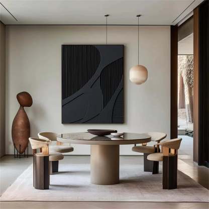 Plaster Art Painting hand - painted #HM1468