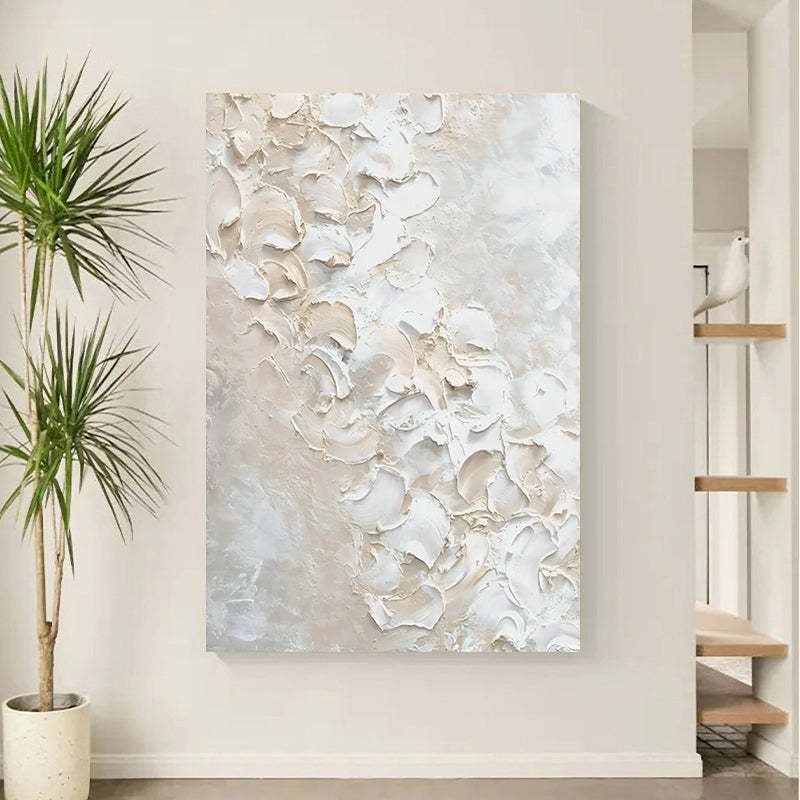 Plaster Art Painting hand - painted #HM708-Homemural
