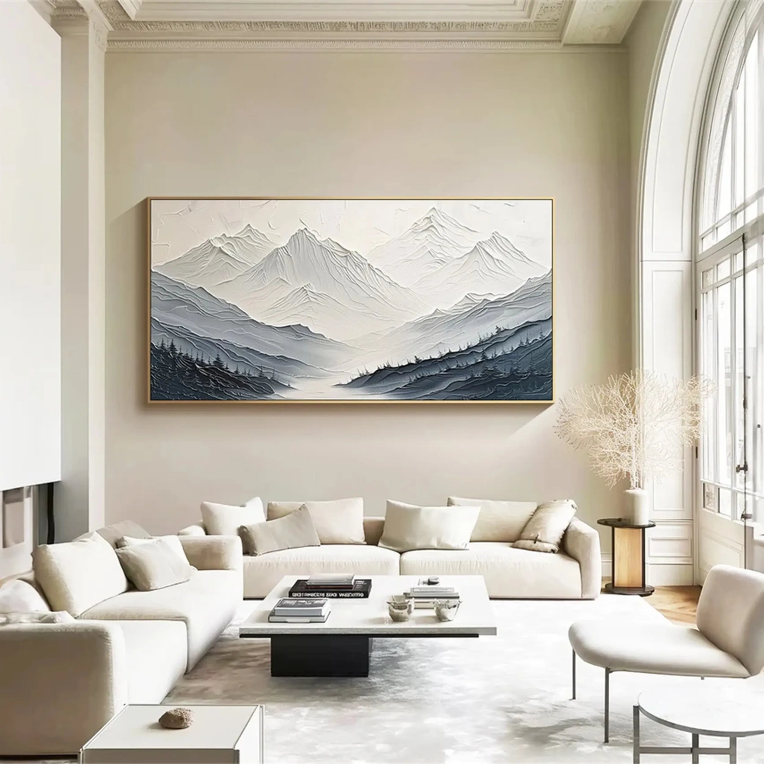 Plaster Art Painting hand - painted #HM739