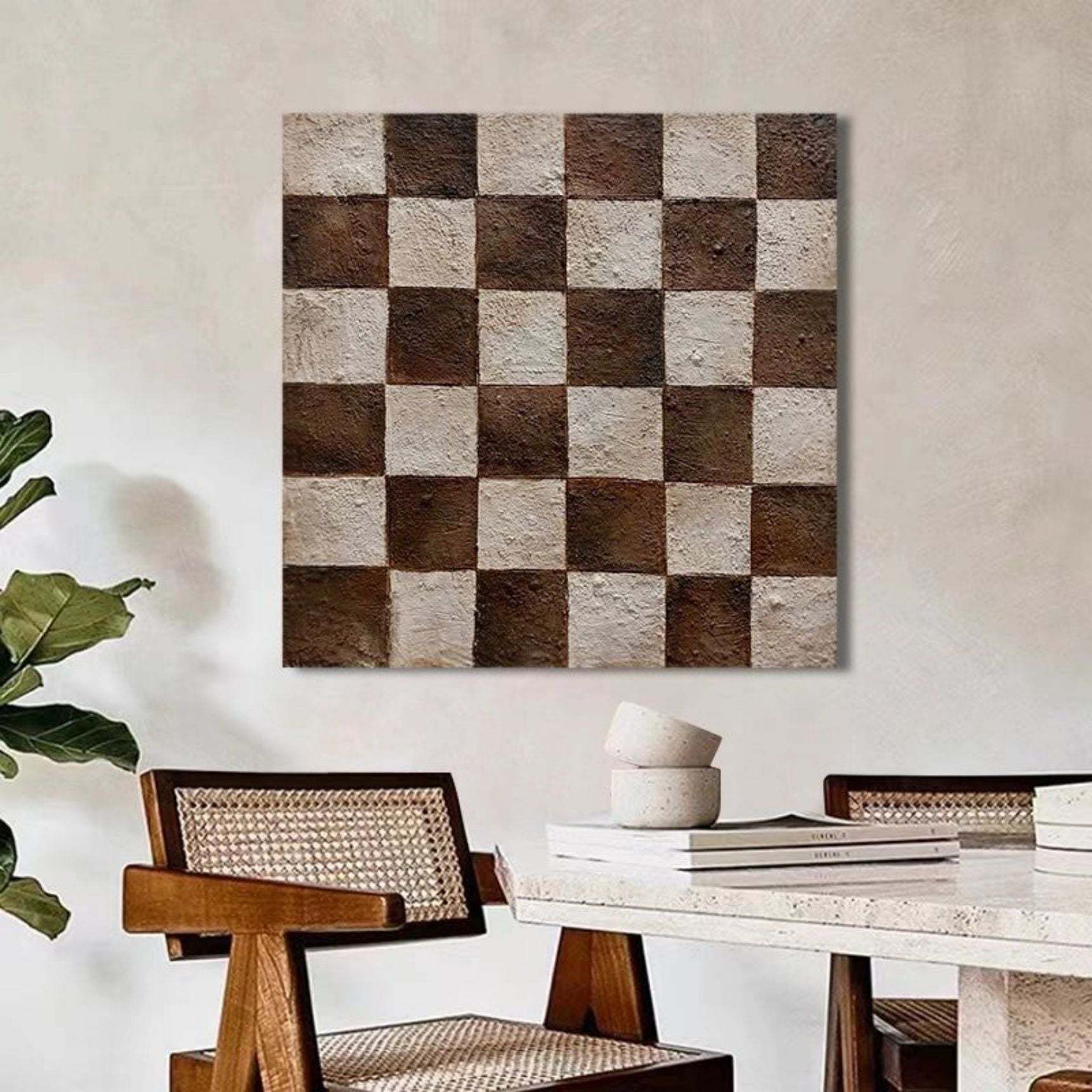 Wabi-Sabi Art Painting hand - painted Set Of 2 #HM642-Homemural