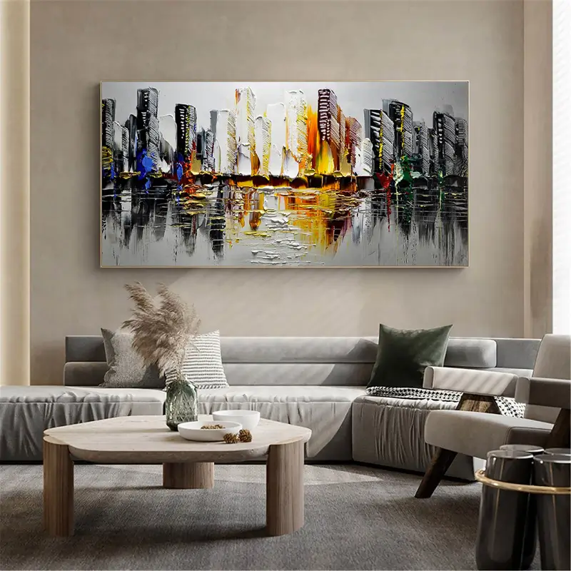 Colorful Paintings Art Painting hand - painted #HM1434