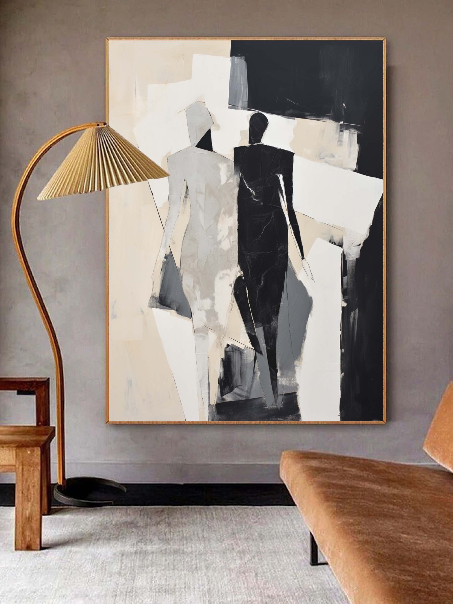 Contemporary Minimalist Art Painting hand - painted #HM144-Homemural