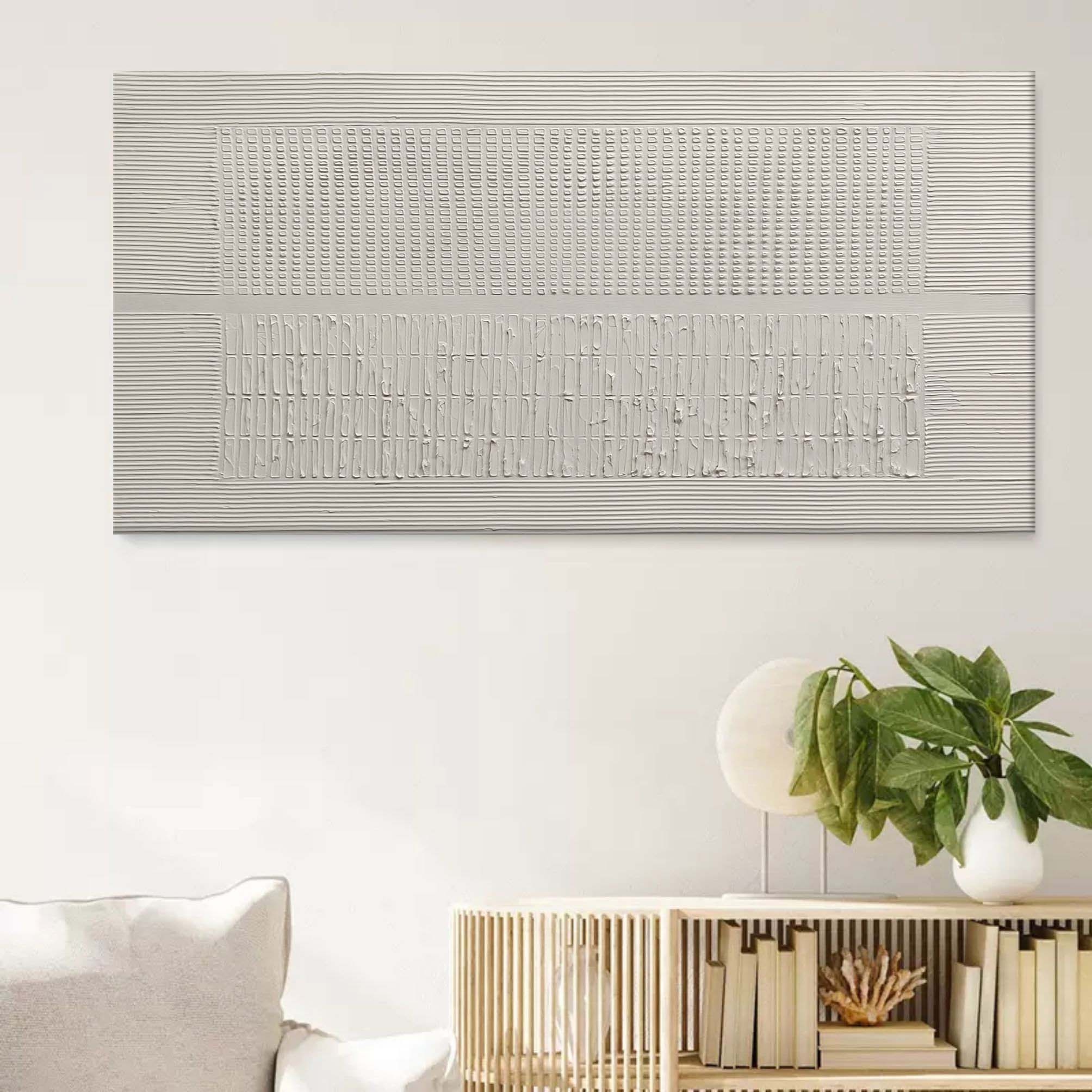 Plaster Art Painting hand - painted #HM380-Homemural