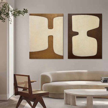 Plaster Art Painting hand - painted #HM704-Homemural