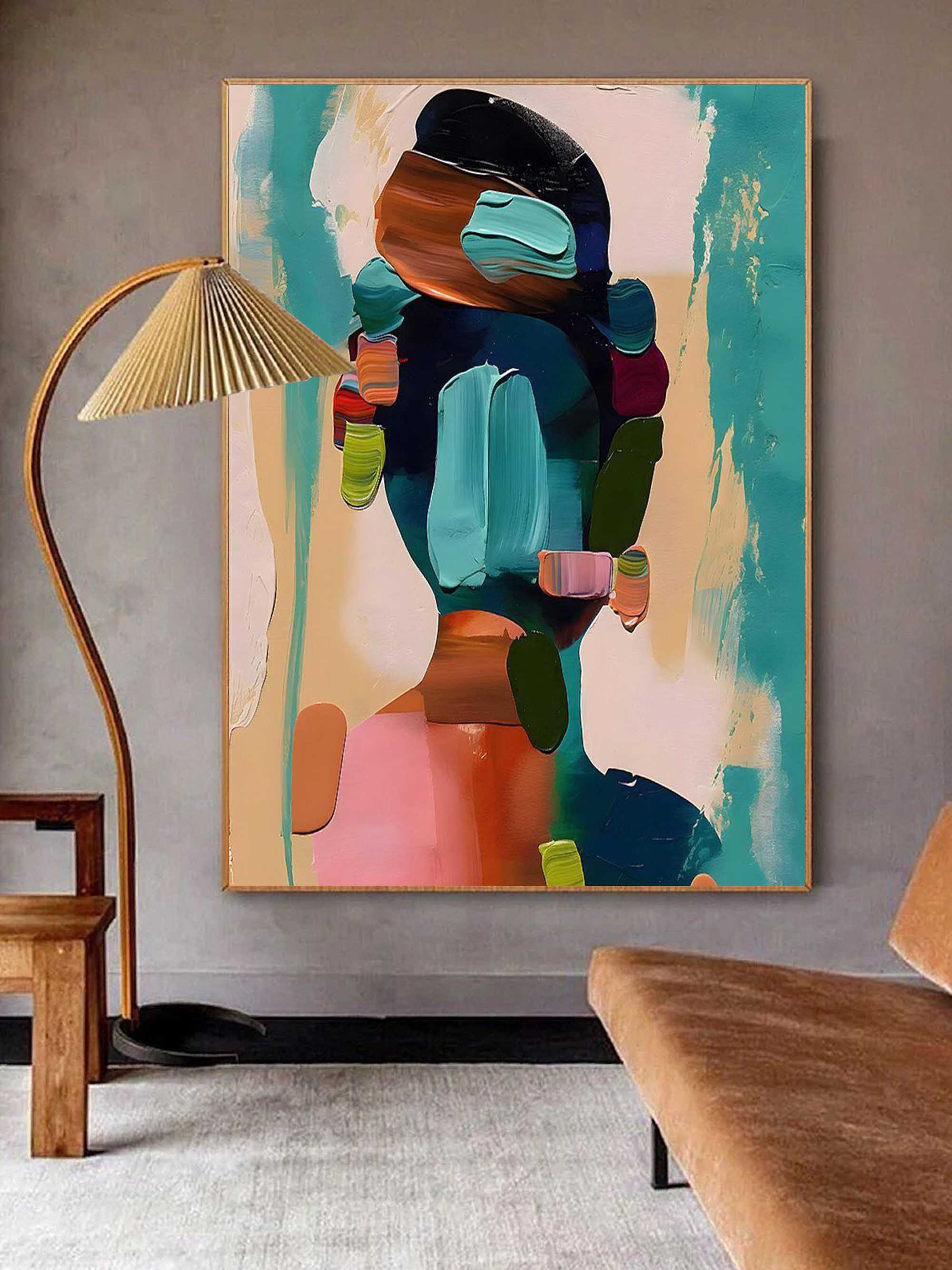 Contemporary Minimalist Art Painting hand - painted #HM680-Homemural