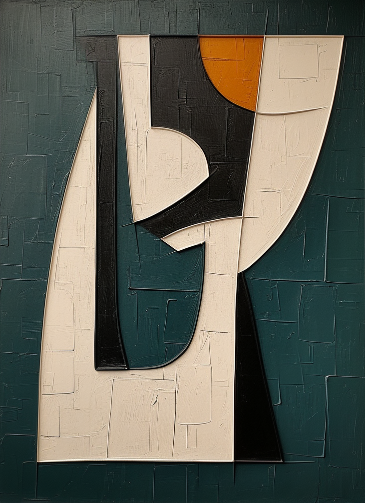 Plaster Art Painting hand - painted Set Of 3 #HM702-Homemural