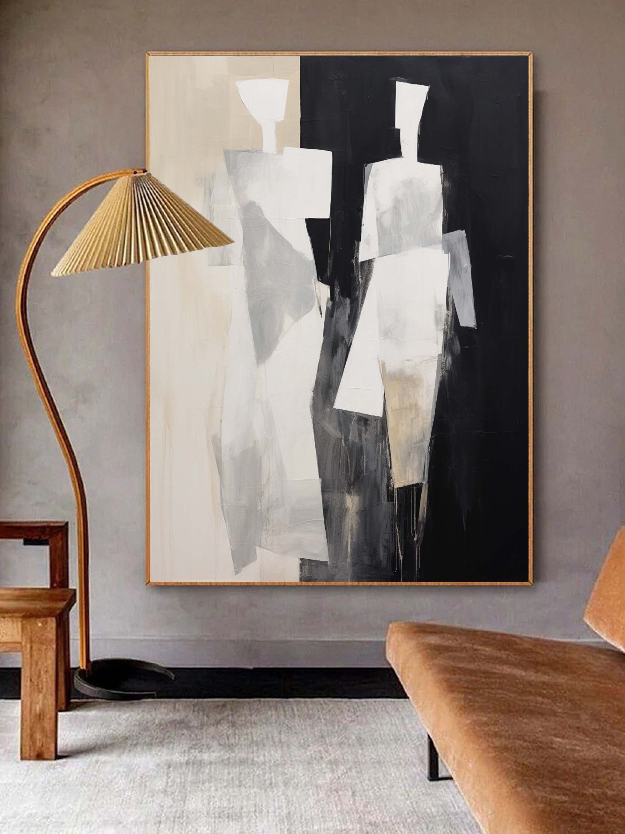 Contemporary Minimalist Art Painting hand - painted #HM156-Homemural