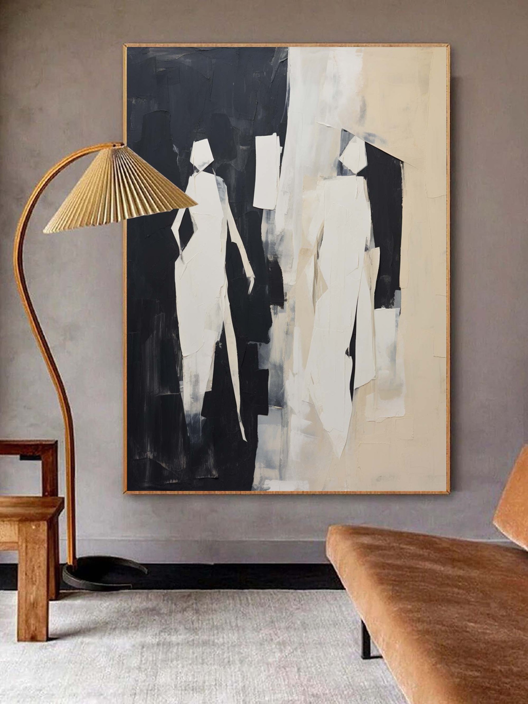 Contemporary Minimalist Art Painting hand - painted #HM155-Homemural