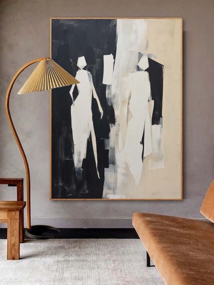Contemporary Minimalist Art Painting hand - painted #HM155-Homemural