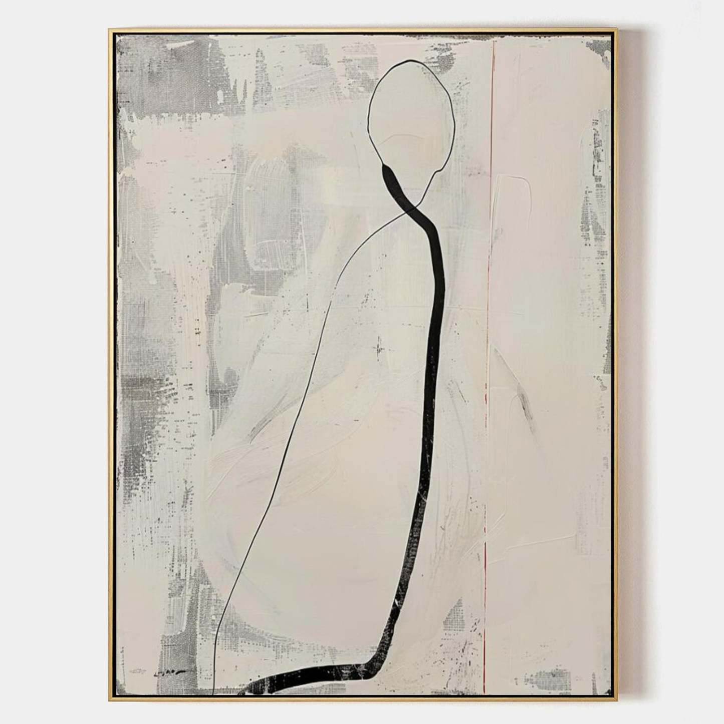 Contemporary Minimalist Art Painting hand - painted #HM165-Homemural