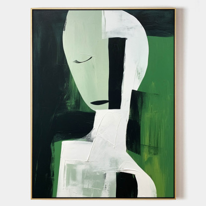 Contemporary Minimalist Art Painting hand - painted #HM600