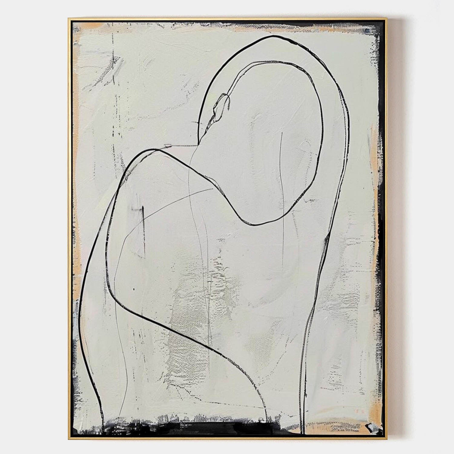 Contemporary Minimalist Art Painting hand - painted #HM141-Homemural