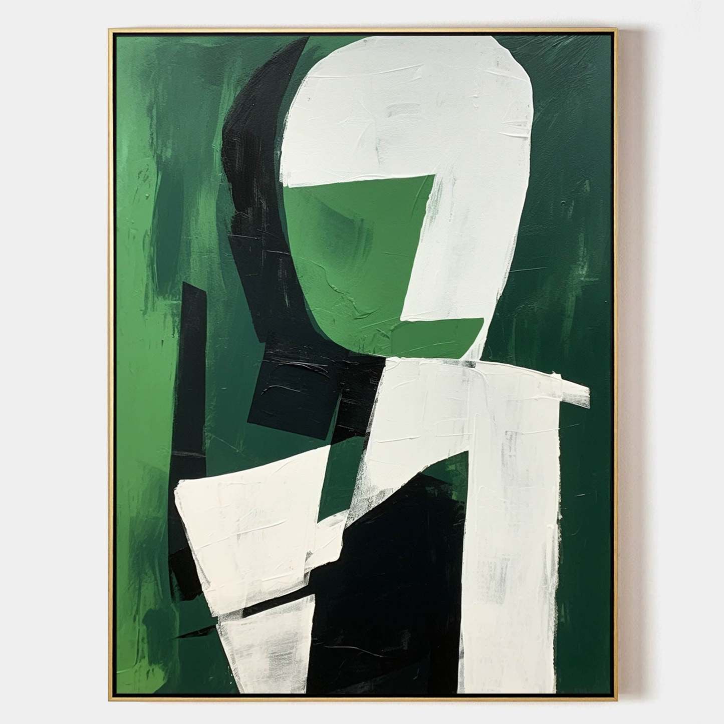 Contemporary Minimalist Art Painting hand - painted #HM568