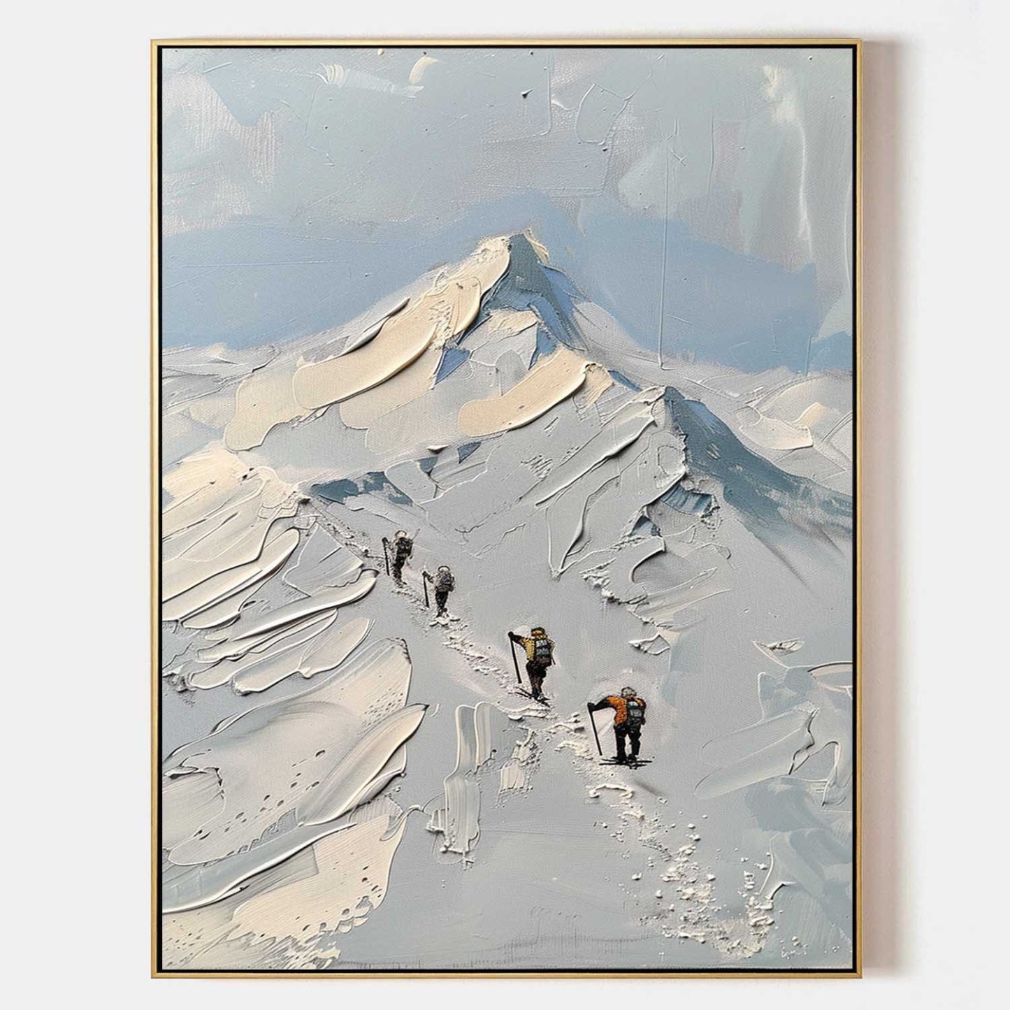 Plaster Art Painting hand - painted #HM405-Homemural