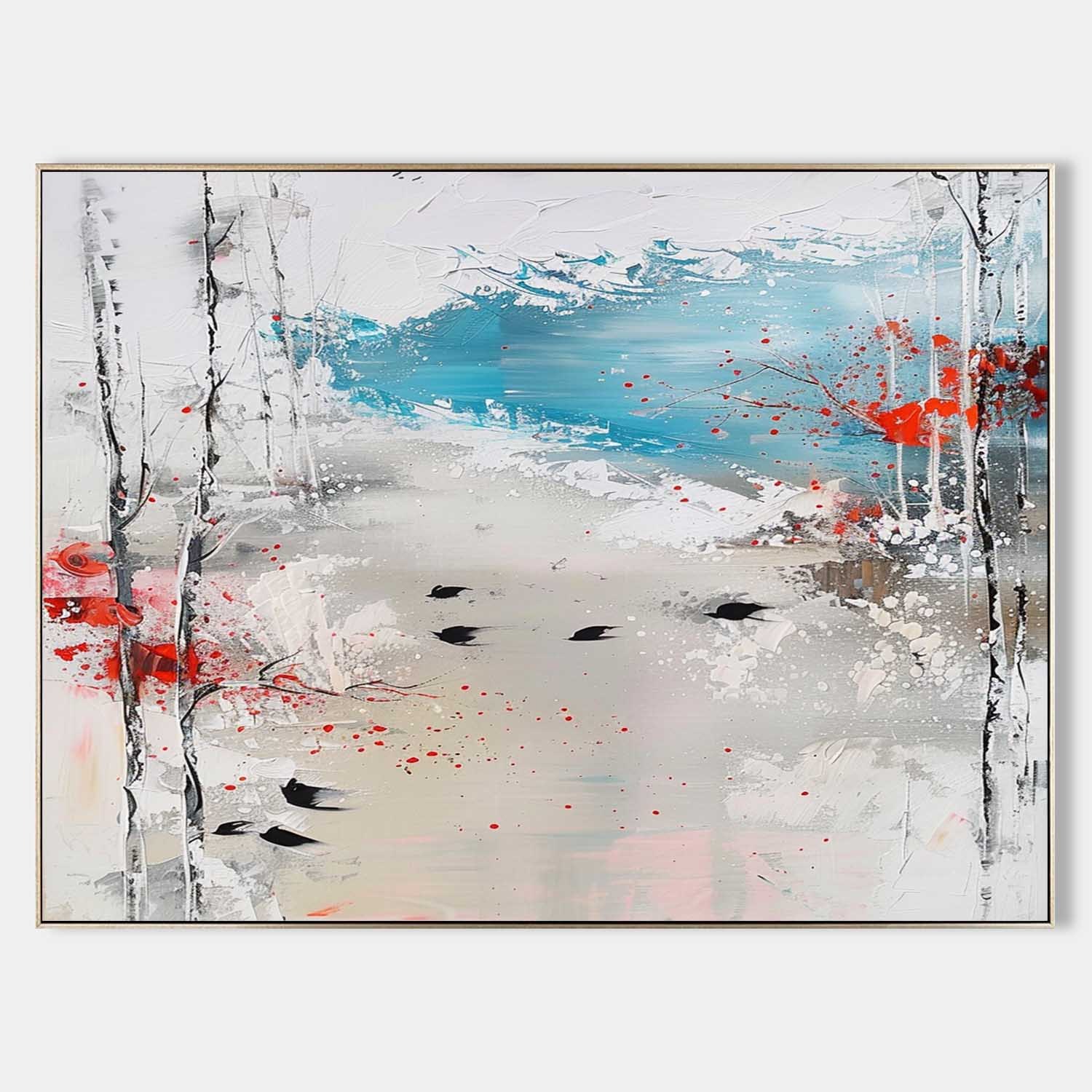 Landscape Art Painting hand-painted #HM1238