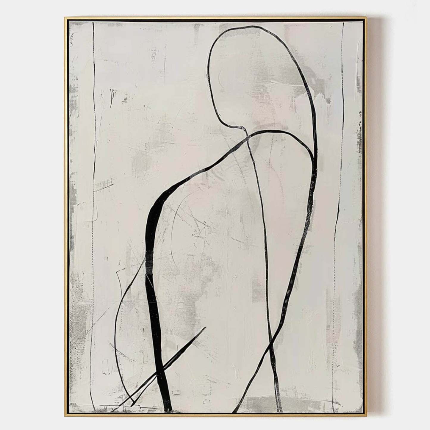 Contemporary Minimalist Art Painting hand - painted #HM179-Homemural