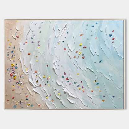 Plaster Art Painting hand - painted #HM377-Homemural