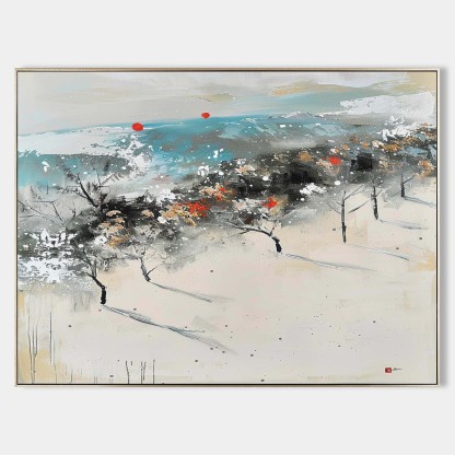Landscape Art Painting hand-painted #HM1240