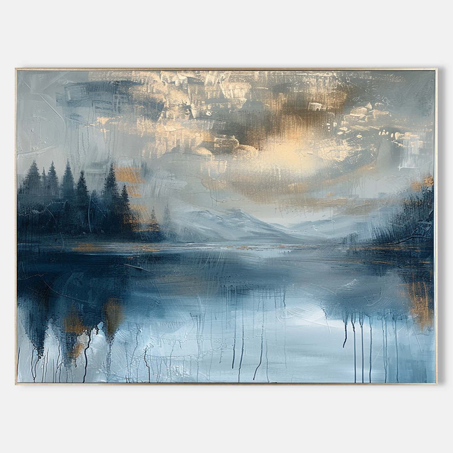 Landscape Art Painting hand-painted #HM1249