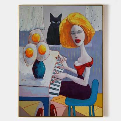 Pop Art Painting hand - painted #HM26