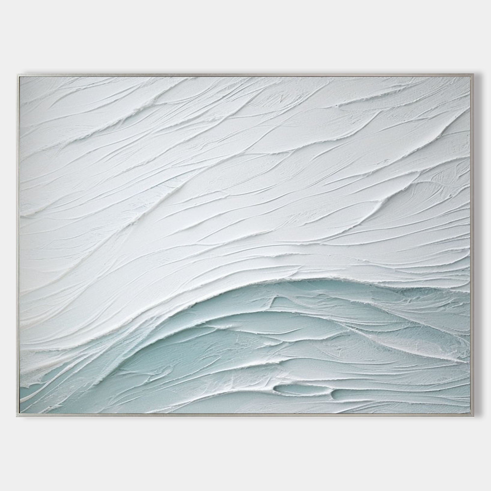 Plaster Art Painting hand - painted #HM384-Homemural