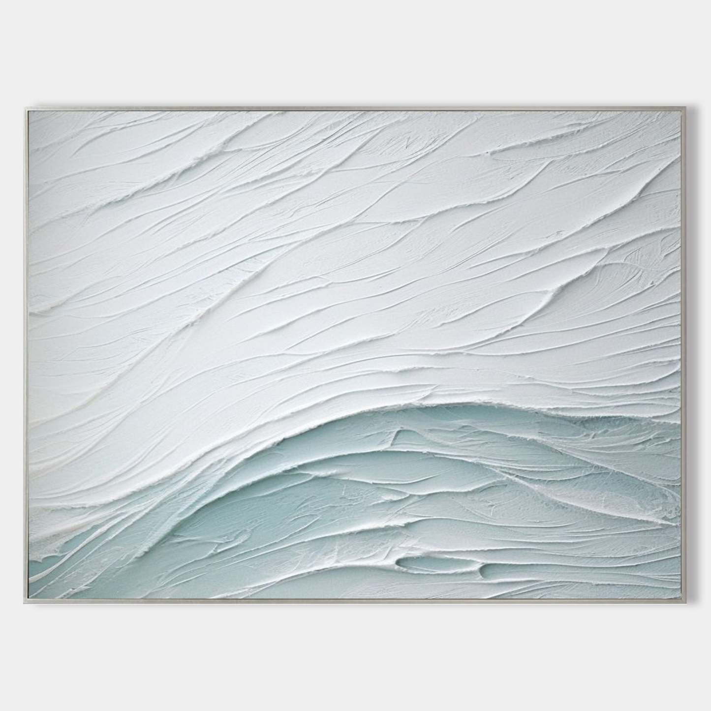Plaster Art Painting hand - painted #HM384-Homemural