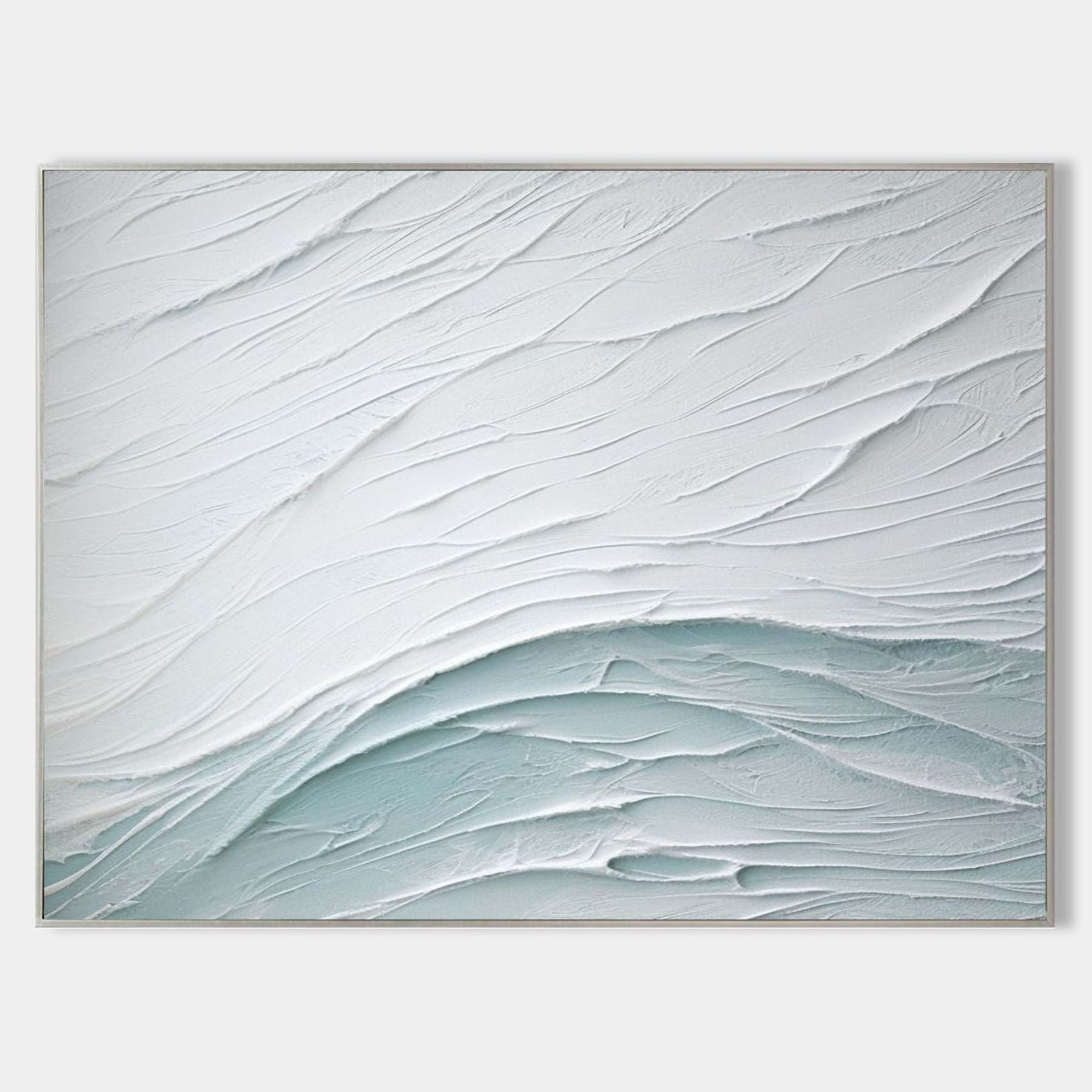 Plaster Art Painting hand - painted #HM384-Homemural