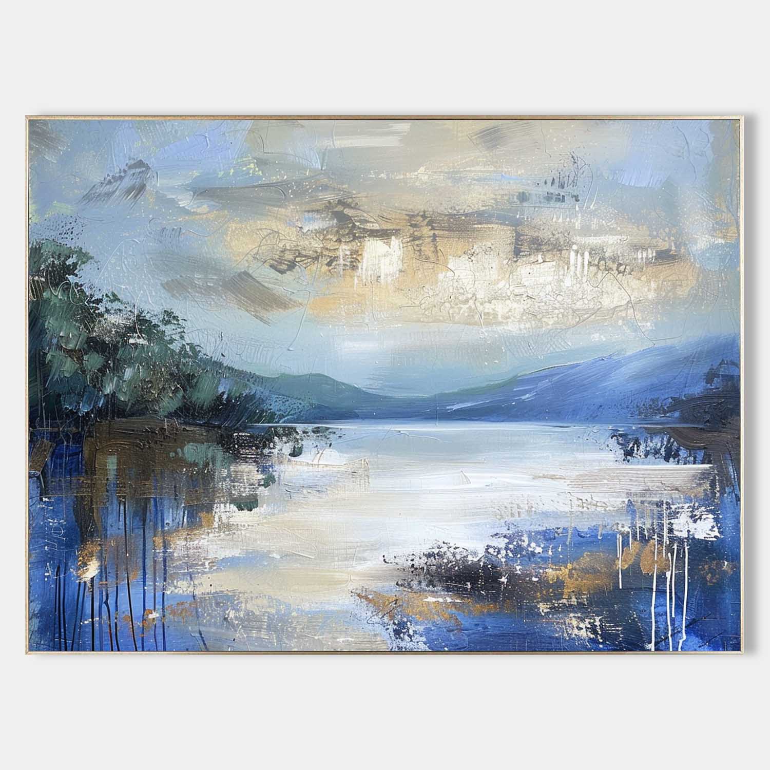 Landscape Art Painting hand-painted #HM1244