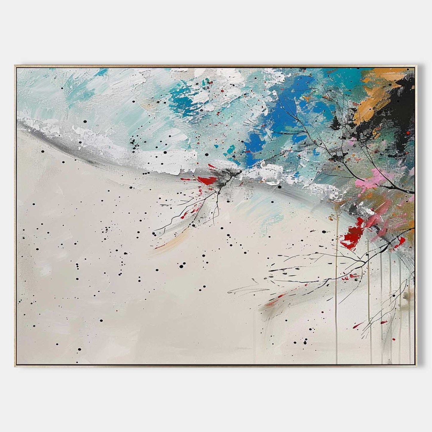 Landscape Art Painting hand-painted #HM1242